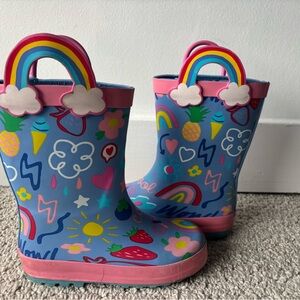 Toddler girl rain boots  (9)